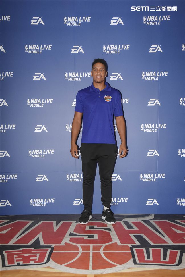 Malcolm Brogdon訪台出席公開活動。（圖／記者林敬旻攝）