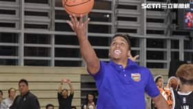 Malcolm Brogdon訪台出席公開活動。波格登（圖／記者林敬旻攝）