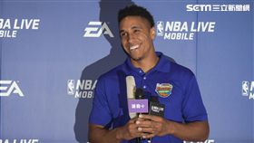 Malcolm Brogdon訪台出席公開活動。波格登（圖／記者林敬旻攝）