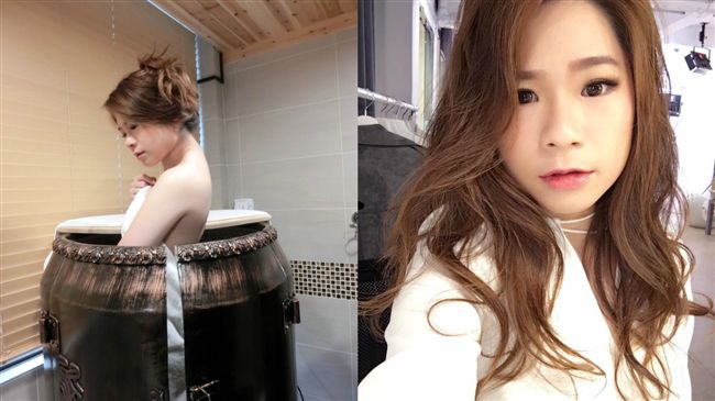 符瓊音全裸「蒸肉」　大秀白皙美背