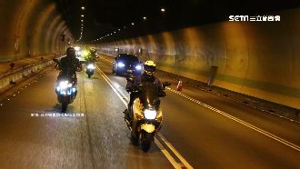 重機爭路權　60車友凌晨率先衝國道