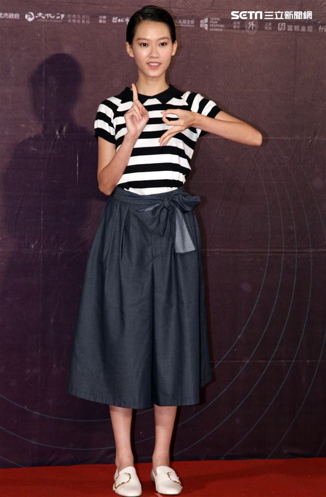 澳門電影「骨妹｣女主角廖子妤來台媒體見面會。（記者邱榮吉/攝影）