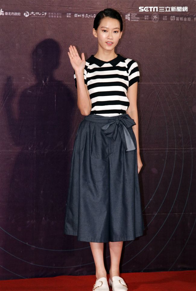 澳門電影「骨妹｣女主角廖子妤來台媒體見面會。（記者邱榮吉/攝影）