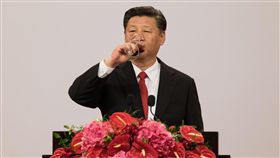 中國大陸國家主席習近平訪港、香港（圖／路透社／達志影像）