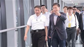 台北,市長,柯文哲,雙城,論壇,上海,副市長,翁鐵慧,台辦,李文輝,市長,應勇,歡迎,晚宴 圖／中央社