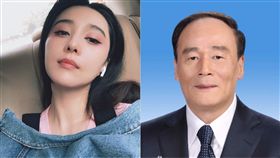 王岐山 范冰冰 / 翻攝自微博、百度百科