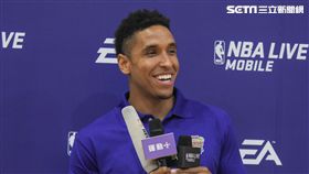 Malcolm Brogdon訪台出席公開活動。波格登（圖／記者林敬旻攝）