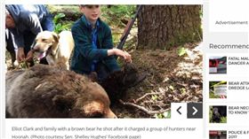 美國,阿拉斯加,攻擊,棕熊,掃射,森林,性命（圖／翻攝自Juneau Empire）
http://juneauempire.com/news/2017-06-30/armed-11-year-old-boy-saves-fishing-party-charging-bear#