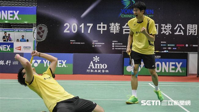 台北羽賽男雙爭冠　雙麟配直落二稱王
