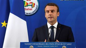 法國總統馬克宏（圖／路透社／達志影像）