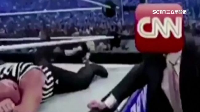 川普影片「痛毆媒體」　CNN批幼稚