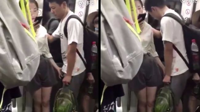 少女伸爪摳下體　男友皺眉「凍未條」