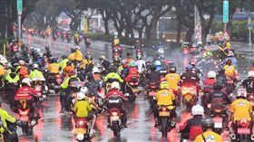 國道,騎士,重機,機車,重型機車,高速公路,罰單,路權,抗議,凱道,凱達格蘭大道（圖／中央社）