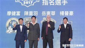 2017年中華職棒選秀,總教練,葉君璋,黃甘霖,洪一中,史耐德（圖／記者林敬旻攝）