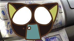 暑假,暑假作業,畫,爸爸,車子,爆料公社一日小編　圖／翻攝自爆料公社一日小編臉書