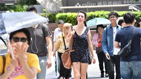 好天氣、熱、晴天、大熱天、晴朗／中央社