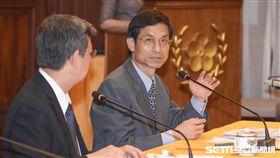 政務委員林萬億針對年金改革發表談話　圖／記者林敬旻攝