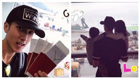 奶爸力十足！吳尊「一手各抱一個娃」