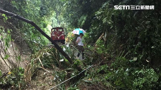 台鐵阿里山線土石坍方　無人員傷亡