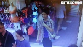 陳女與朋友聚餐後前往公車站途中，遭遇一名年輕男子搭訕，她婉拒後仍被緊緊尾隨，陳女便找來朋友並前往派出所報案（翻攝畫面）