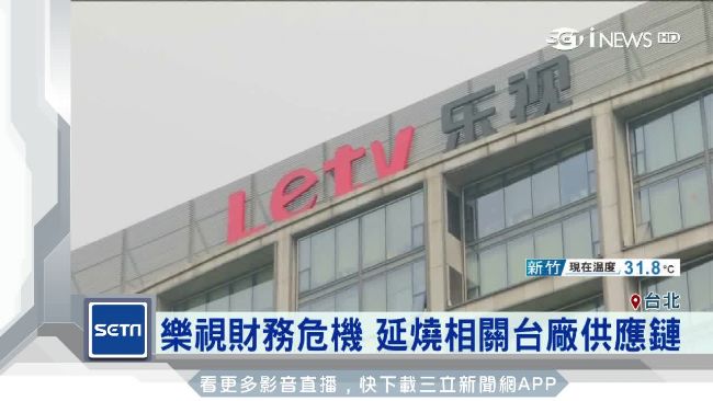 樂視再傳危機　延燒鴻海、仁寶衝擊大