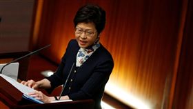 ▲香港行政長官林鄭月娥今（５）日，在香港立法會第一次問答全會。（圖／路透社／達志影像）