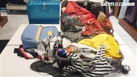 空姐減量密技！半個登機箱裝入七天行李（Samsonite提供）