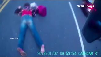 貪快違規被撞　婦反嗆騎士：騎太快！