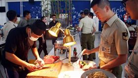 憲兵204指揮部吃歐式自助餐／憲兵指揮部發言人
