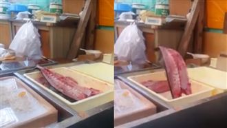 最「鮮」生魚片…　血肉模糊還在跳