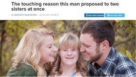 美國,印第安那州,Will Seaton,Hannah,Ashley Schaus,唐氏症,求婚,暖新聞(http://abcnews.go.com/Lifestyle/touching-reason-man-proposed-sisters/story?id=48327251)