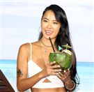 黑珍珠名模王麗雅剛完成歐洲最佳鐵人三項系列賽事，酷署運動電力滿分。（記者邱榮吉/攝影）