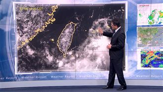 熱帶低壓遠離仍影響　明高溫午後雷雨