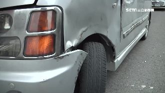 聯結車撞車肇逃　車主PO監視器揪人