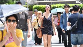 好天氣、熱、晴天、大熱天、晴朗／中央社