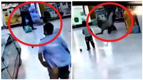 中國大陸,江蘇,家暴,父女,超市
圖／翻攝自微博秒拍