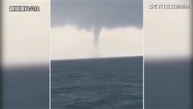 彰化外海出現海龍捲。
