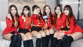 GFRIEND接受《三立新聞網》獨家直擊訪問。（圖／龐文宏攝影）