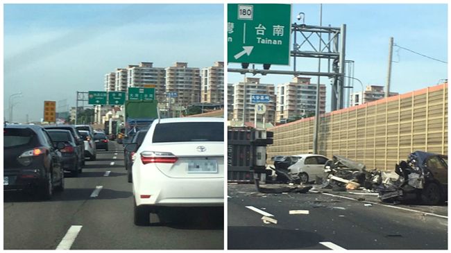 國1連環車禍2死3傷　兄弟天人永隔