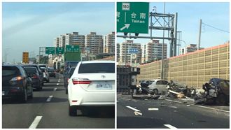 國1連環車禍2死3傷　兄弟天人永隔
