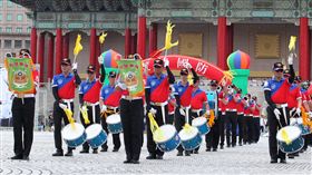 「中正預校鼓號樂隊校友團」 記者邱榮吉攝