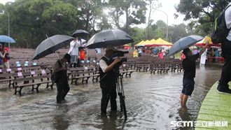 青年公園積水？柯：我擺臉色就解決了