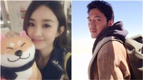 趙麗穎,馮紹峰,圖／微博