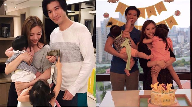 王力宏女兒滿3歲啦！妻微博曬全家福