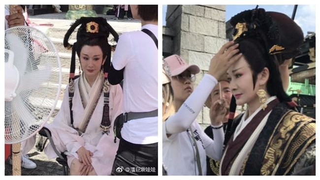 潘迎紫頂高溫拍戲　全靠這幾招消暑