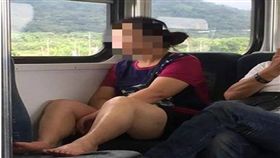 火車,公德心,赤腳,坐位,座椅,爆怨公社　圖／翻攝自臉書