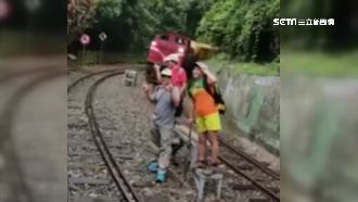 阿里山火車來了！遊客玩命取景挨轟
