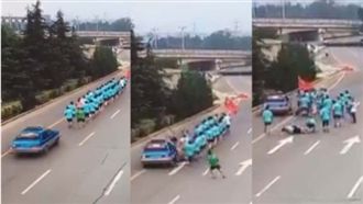 「暴走團」快車道健走　遭撞1死2傷