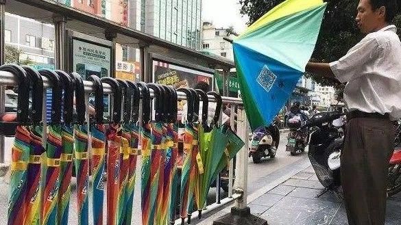 30萬把共享雨傘　3個月被拿光光