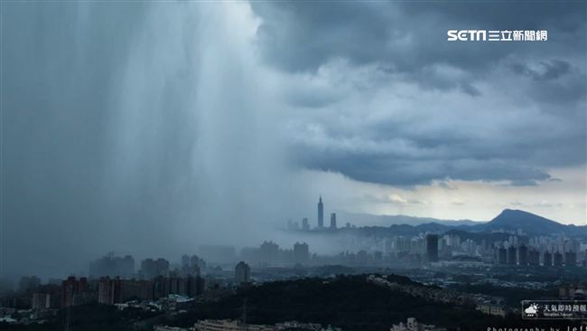 雷雨狂下也不涼　台北體感溫飆43度
